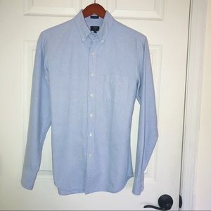 J. Crew Oxford Shirt in Pastel Blue